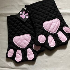 Kitten Mitten Paw Oven Mitts